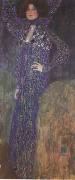 Gustav Klimt Portrait of Emilie Floge (mk20) oil painting on canvas